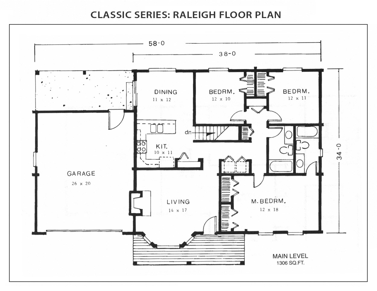 Raleigh Floor Plan Classic Series IHC