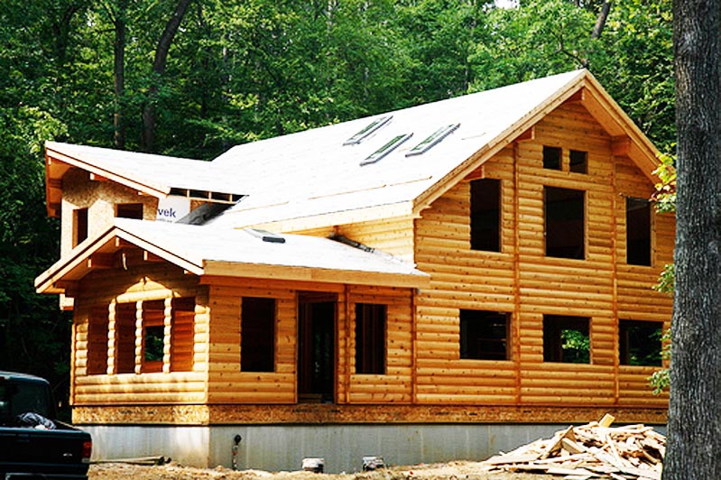 PA D-Log Timber Home